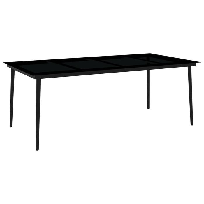 Set mobilier pentru grădină, alb, 9 piese - WALTI WALTI