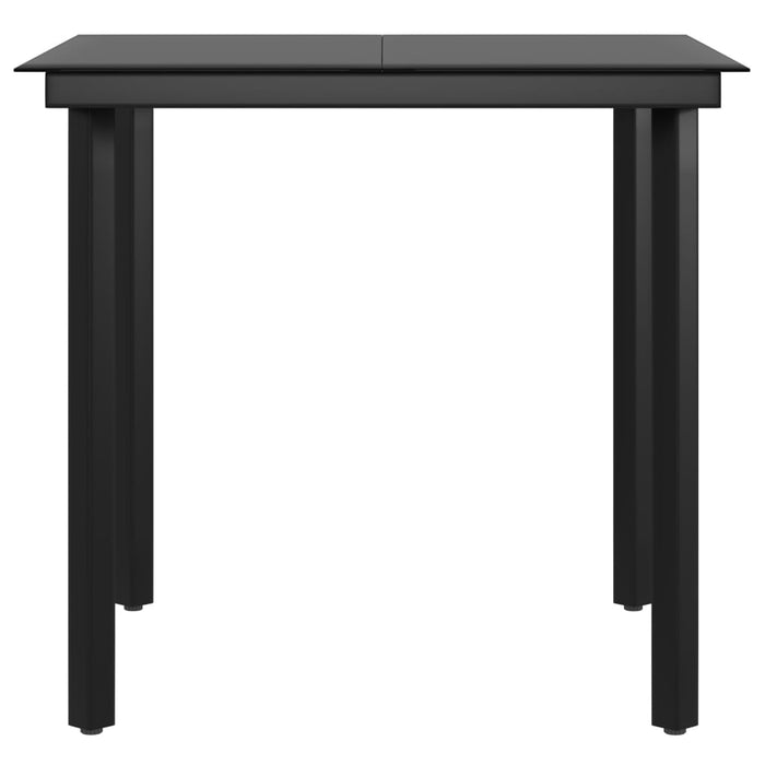 Set mobilier de grădină, cu perne, 3 piese, gri și negru - WALTI WALTI