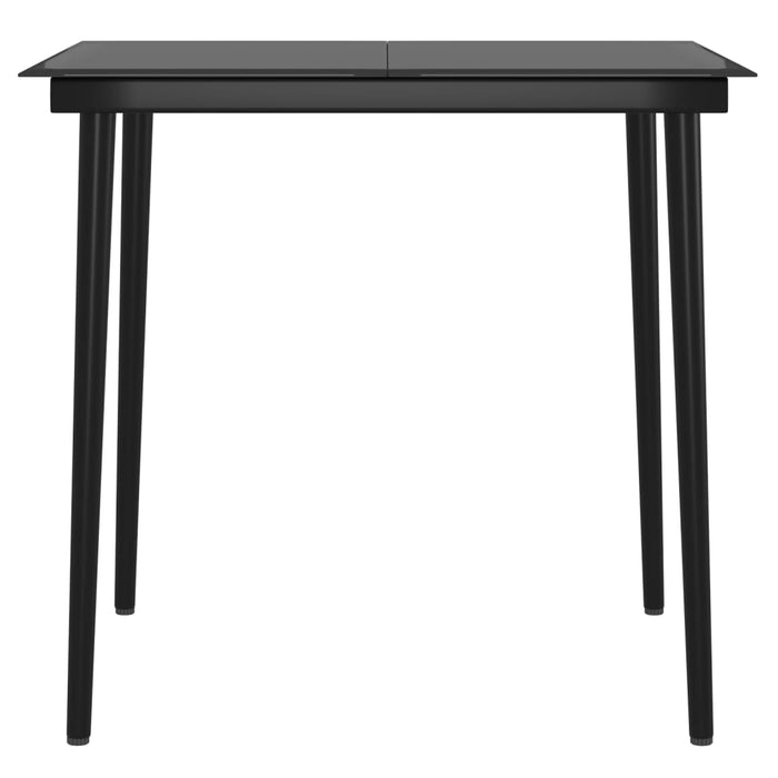 Set mobilier de grădină, cu perne, 3 piese, gri și negru - WALTI WALTI