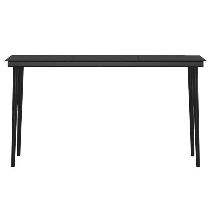 Set de masă pentru grădină, 5 piese, cu perne, bej și negru WALTI