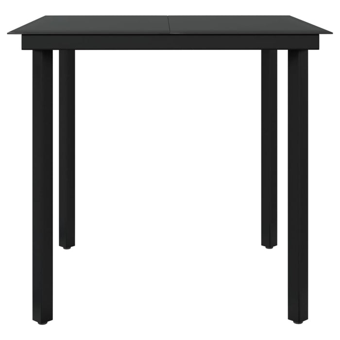 Set mobilier de grădină, cu perne, 3 piese, gri și negru - WALTI WALTI