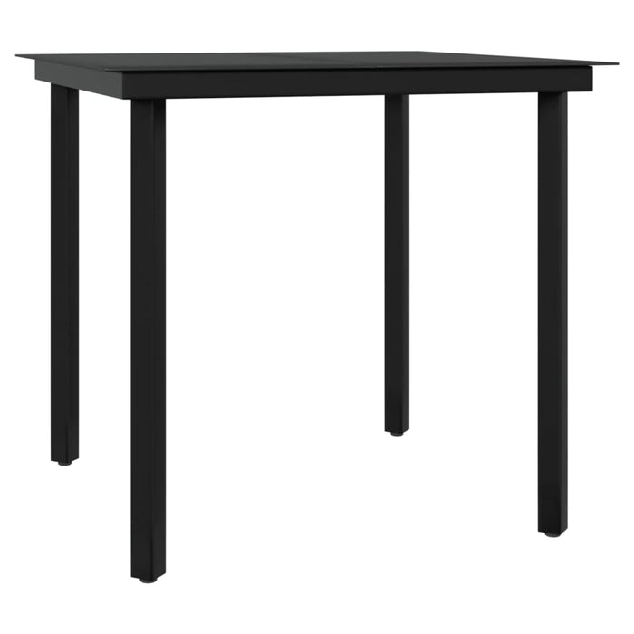 Set mobilier de grădină, cu perne, 3 piese, gri și negru - WALTI WALTI