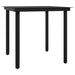 Set mobilier de grădină, cu perne, 3 piese, gri și negru - WALTI WALTI