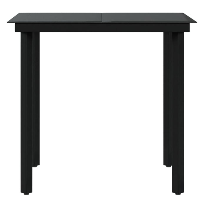 Set mobilier de grădină, cu perne, 3 piese, gri și negru - WALTI WALTI
