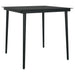 Set mobilier de grădină cu perne, 3 piese, negru - WALTI WALTI