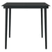 Set mobilier de grădină cu perne, 3 piese, negru - WALTI WALTI