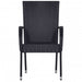 Set de mobilier de grădină, 3 piese, negru - WALTI WALTI