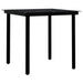 Set de mobilier de grădină, 3 piese, negru - WALTI WALTI
