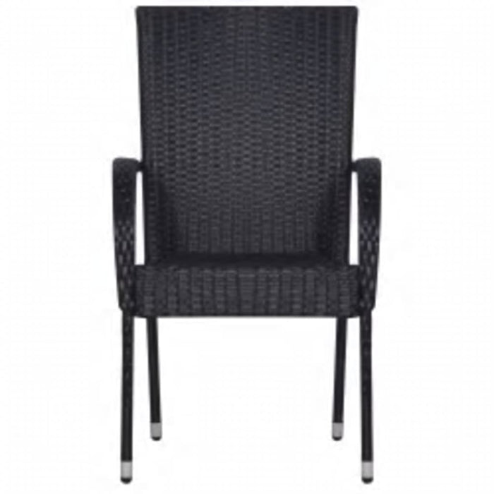 Set mobilier de grădină, 7 piese, negru - WALTI WALTI