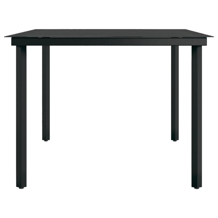 Set mobilier de grădină, 7 piese, maro și negru WALTI