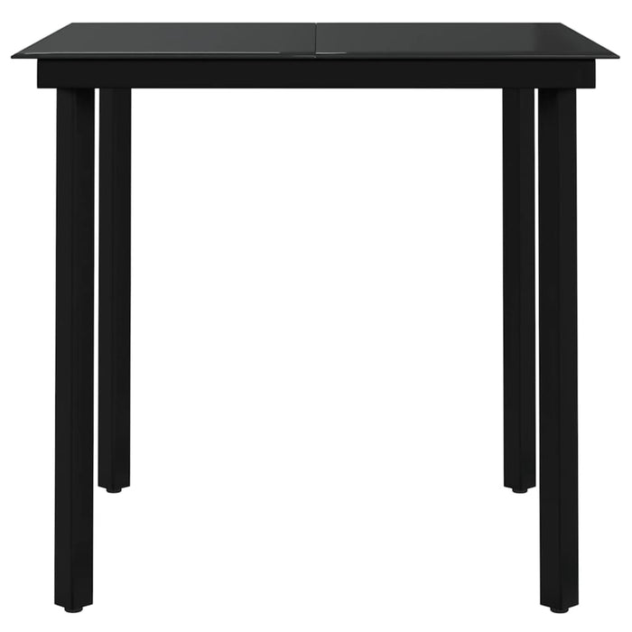 Set mobilier de grădină, 3 piese, gri și negru - WALTI WALTI