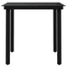 Set mobilier de grădină, 3 piese, gri și negru - WALTI WALTI