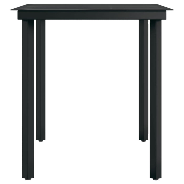 Set mobilier de grădină, 5 piese, gri și negru - WALTI WALTI