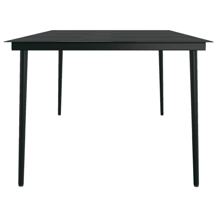 Set mobilier de grădină, 9 piese, maro și negru - WALTI WALTI
