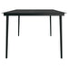 Set mobilier de grădină, 9 piese, maro și negru - WALTI WALTI