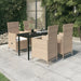Set mobilier pentru grădină cu perne, 5 piese, bej - WALTI WALTI