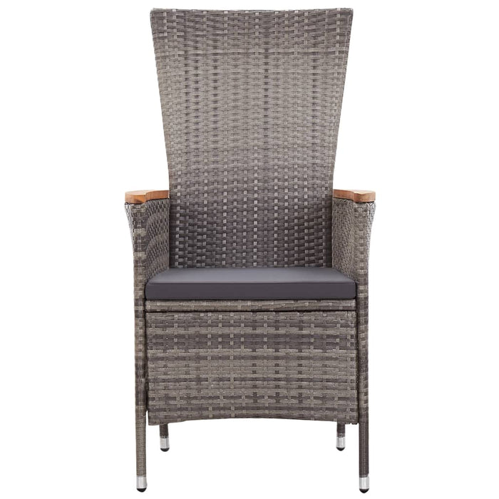 Set mobilier pentru grădină, cu perne, 3 piese, gri - WALTI WALTI