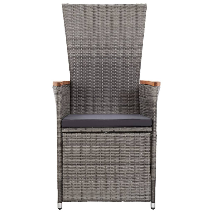 Set de mobilier pentru grădină, cu perne, 7 piese, gri - WALTI WALTI