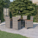 Set de mobilier pentru grădină, cu perne, 7 piese, gri - WALTI WALTI