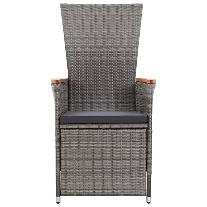 Set de mobilier pentru grădină, cu perne, 7 piese, gri - WALTI WALTI