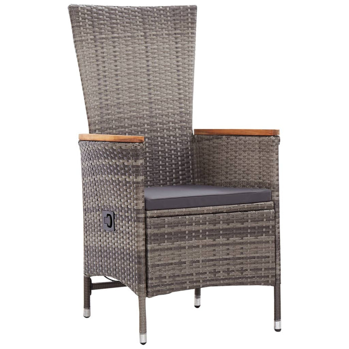 Set de mobilier pentru grădină, cu perne, 7 piese, gri - WALTI WALTI