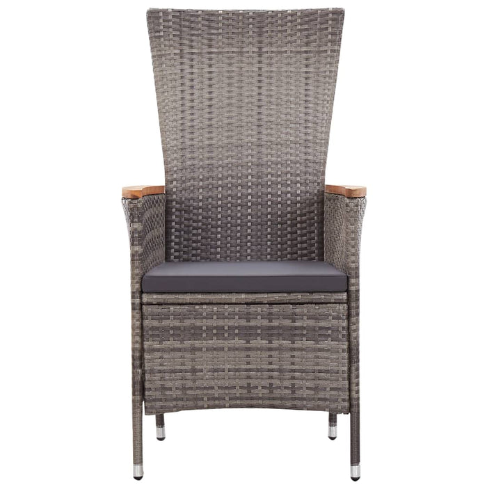 Set de mobilier pentru grădină, cu perne, 7 piese, gri - WALTI WALTI