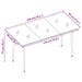 Set de mobilier pentru grădină, cu perne, 7 piese, gri - WALTI WALTI