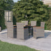 Set de mobilier pentru grădină, cu perne, 7 piese, gri - WALTI WALTI