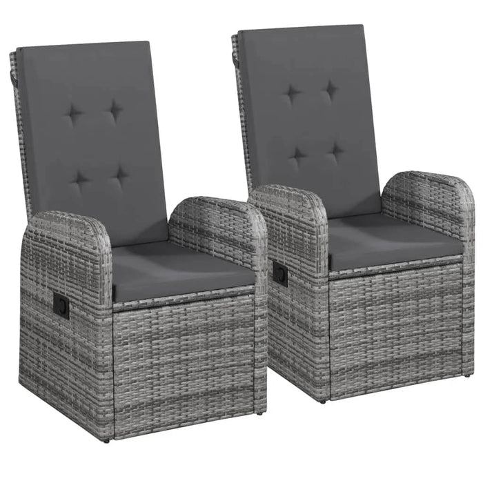 Set mobilier pentru grădină, 9 piese, gri WALTI