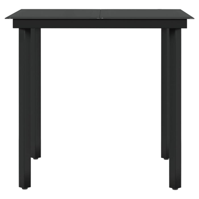 Set de servit masa pentru grădină, 5 piese, cu perne, maro WALTI