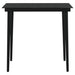 Set mobilier de grădină cu perne, 3 piese, negru - WALTI WALTI