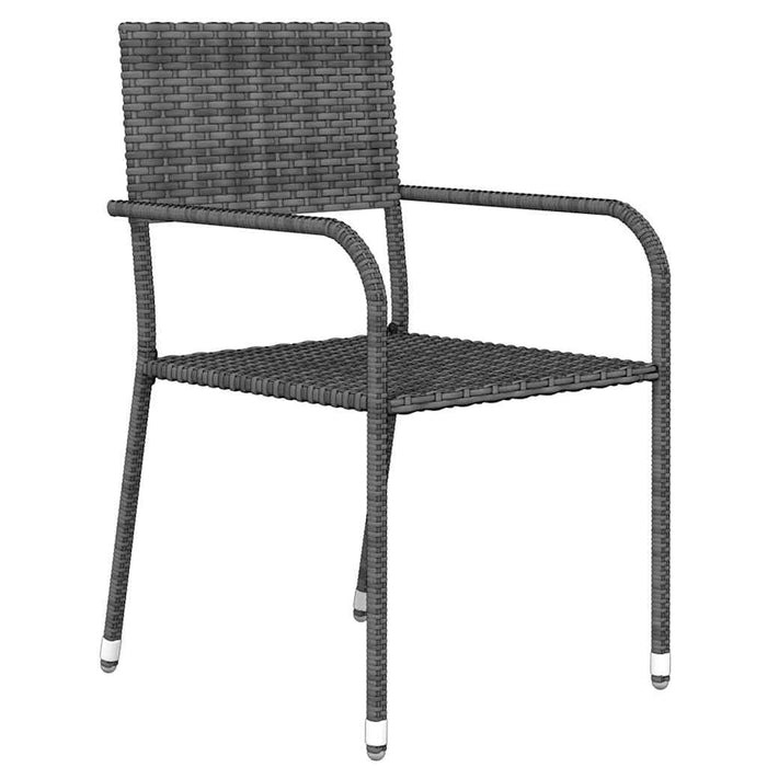 Set mobilier pentru grădină, 3 piese, gri - WALTI WALTI