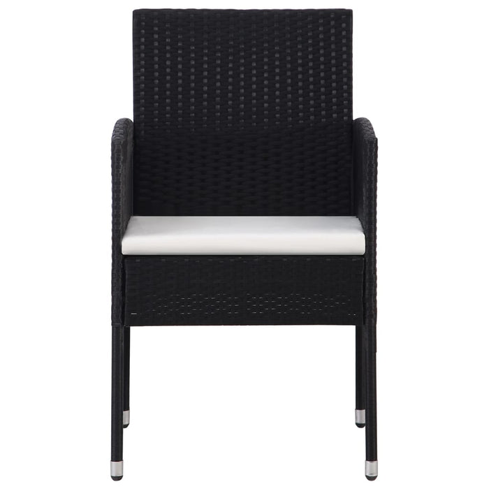 Set mobilier pentru grădină, 9 piese, negru WALTI