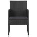 Set mobilier de grădină, 9 piese, negru - WALTI WALTI