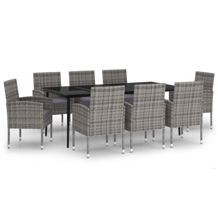 Set de mobilier pentru grădină, 9 piese, antracit WALTI