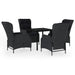 Set mobilier pentru grădină, 5 piese, gri închis - WALTI WALTI