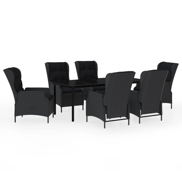 Set mobilier pentru grădină, 7 piese, gri închis - WALTI WALTI
