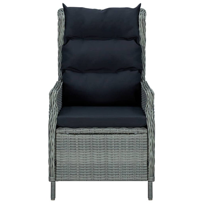 Set de mobilier pentru grădină, 7 piese, gri deschis - WALTI WALTI