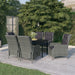 Set de mobilier pentru grădină, 7 piese, gri deschis - WALTI WALTI