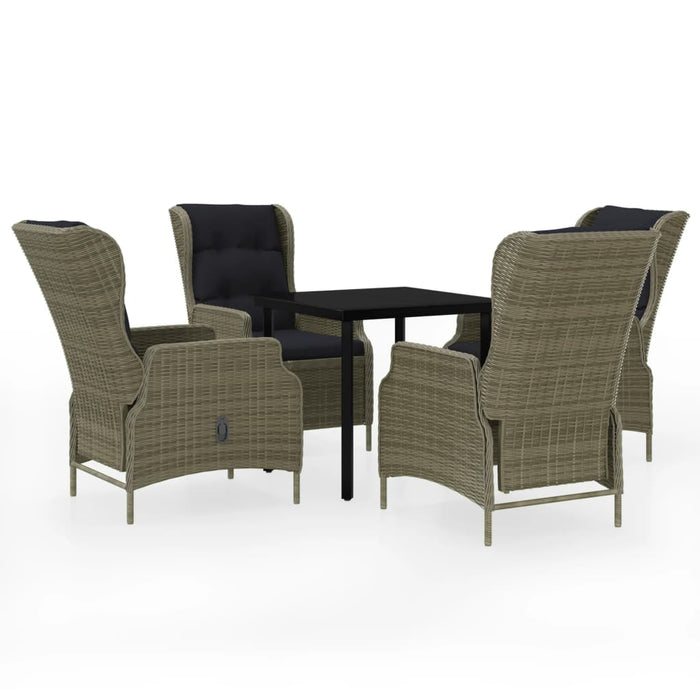 Set mobilier pentru grădină, 5 piese, maro - WALTI WALTI