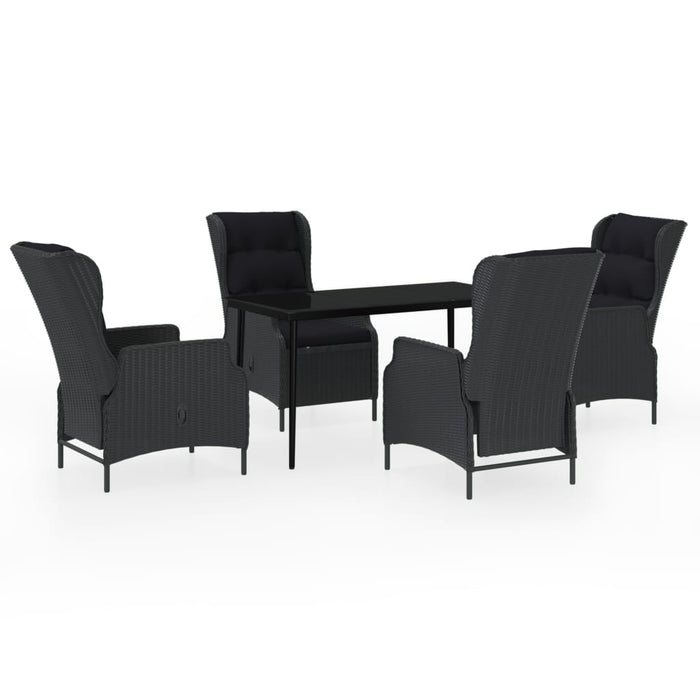 Set mobilier pentru grădină, 5 piese, gri închis - WALTI WALTI