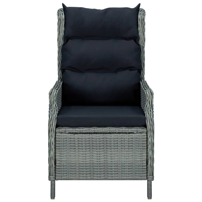 Set de mobilier pentru grădină, 7 piese, gri deschis WALTI