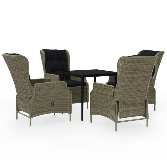 Set mobilier de grădină, 5 piese, maro - WALTI WALTI