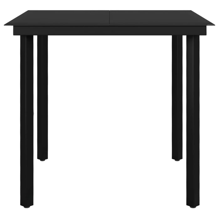 Set mobilier de grădină cu perne 5 piese poliratan & sticlă - WALTI WALTI