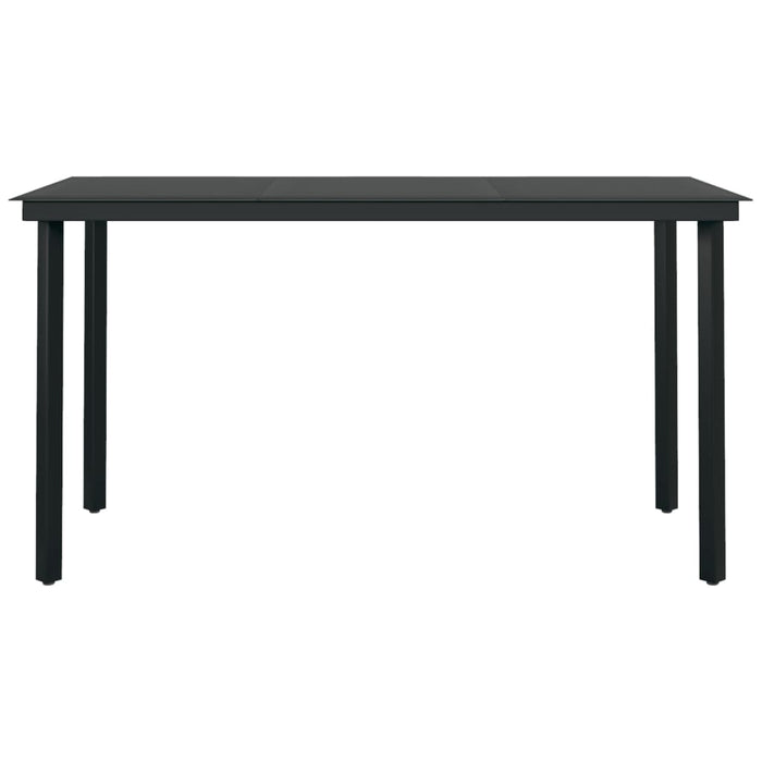 Set mobilier de grădină cu perne 5 piese poliratan & sticlă - WALTI WALTI
