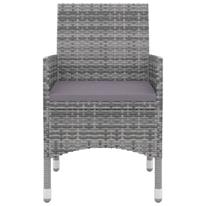Set mobilier de grădină cu perne, 7 piese, poliratan și sticlă - WALTI WALTI