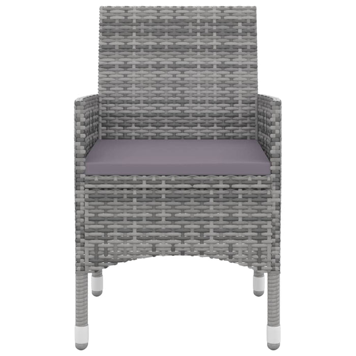 Set mobilier de grădină cu perne, 7 piese, poliratan și sticlă WALTI