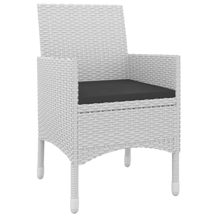 Set mobilier de grădină cu perne 5 piese poliratan & sticlă WALTI