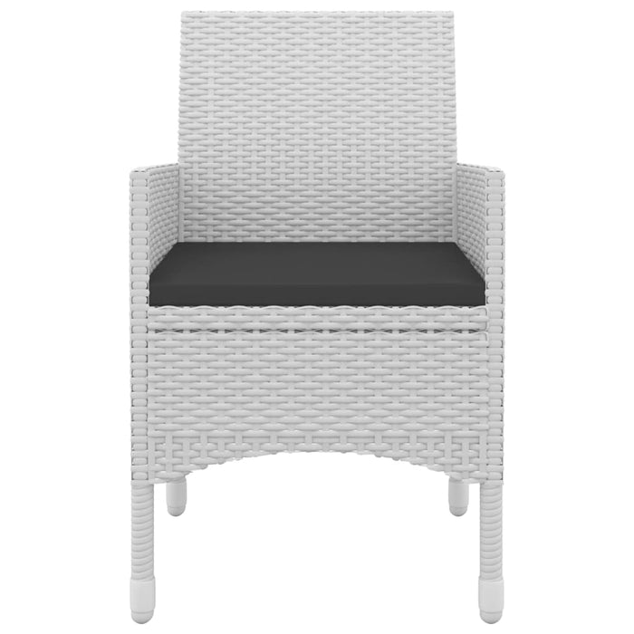 Set mobilier de grădină cu perne 5 piese poliratan & sticlă WALTI