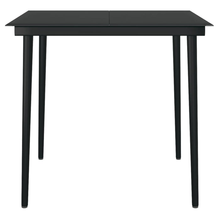 Set mobilier de grădină cu perne 5 piese poliratan & sticlă - WALTI WALTI